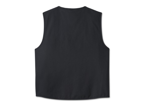 97403-25VM/000M, VEST-WOVEN,BLACK