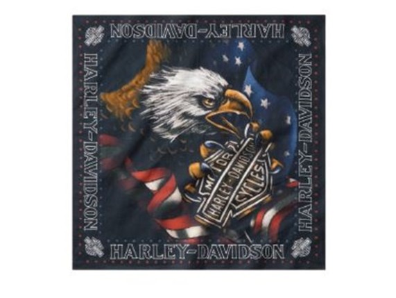 97640-26VX, BANDANA-WOVEN,BLACK