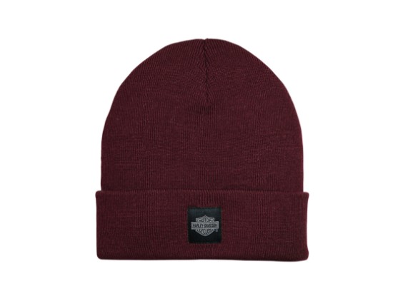 97643-23VM, HAT-KNIT,DARK RED