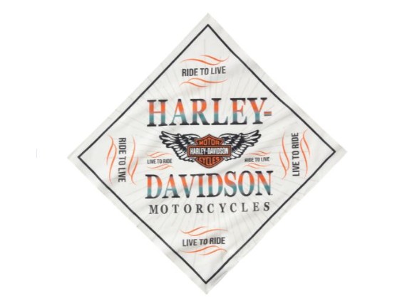 97652-26VW, BANDANA-WOVEN,OFF WHITE