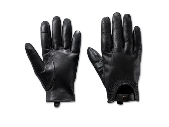 97664-24VW/000L, GLOVES-FF,LEATHER,BLACK