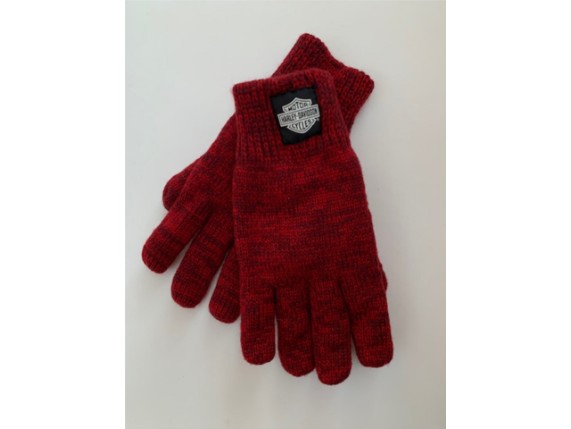 97709-23VW, HAT/GLOVE-SET,KNIT,RED