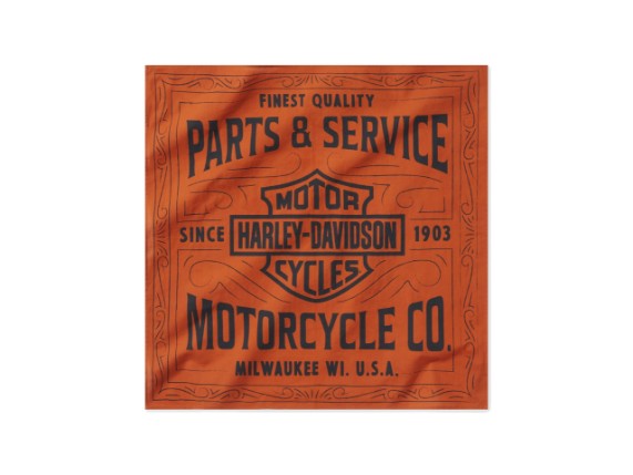 97756-25VX, BANDANA-WOVEN,ORANGE