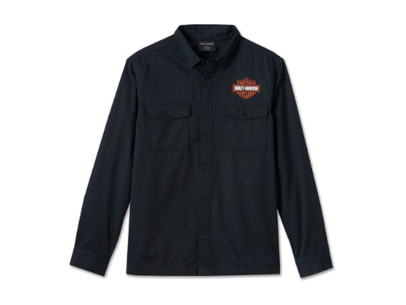 99054-24VM/000M, SHIRT-WOVEN,BLACK