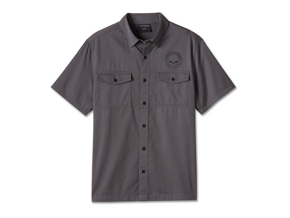 99056-24VM/000M, SHIRT-WOVEN,DARK GREY