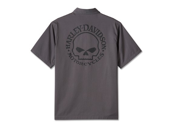 99056-24VM/000M, SHIRT-WOVEN,DARK GREY