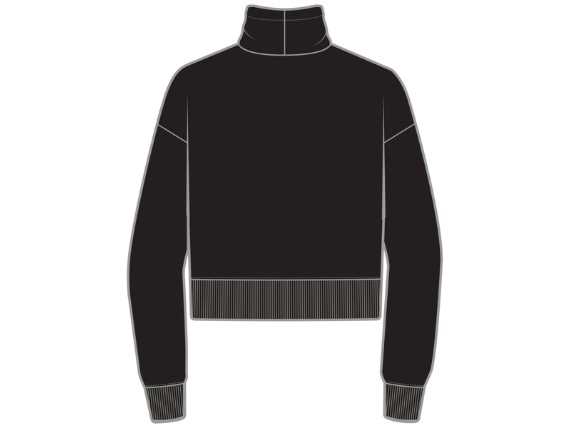 99115-26VW/000S, HOODIE-KNIT,BLACK