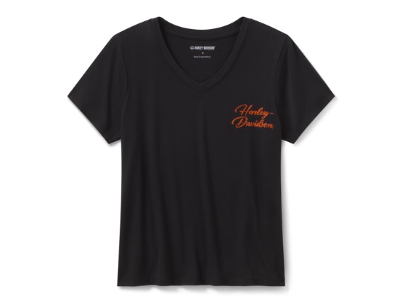 99119-26VW/000S, TEE-KNIT,BLACK