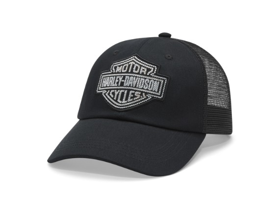 99409-26VW, HAT-TRUCKER,WOVEN,BLACK