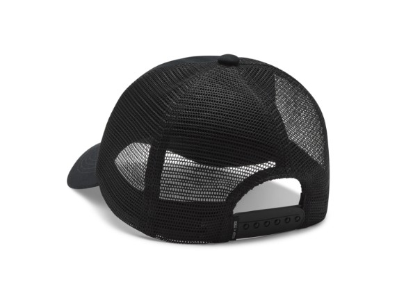 99409-26VW, HAT-TRUCKER,WOVEN,BLACK