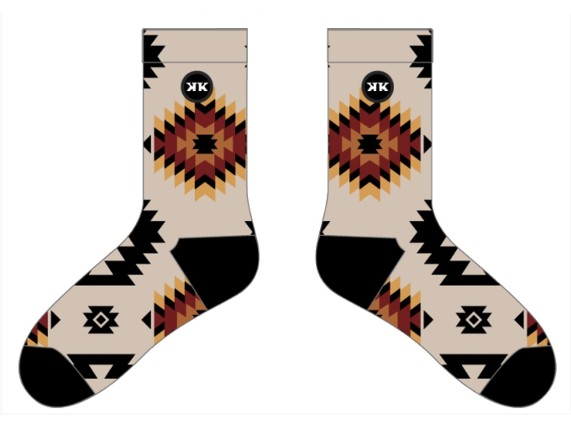 C6100109, Socken "Kelim Rokk black"
