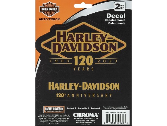 CG99477, Aufkleber Decal "H-D 120th Anniversa