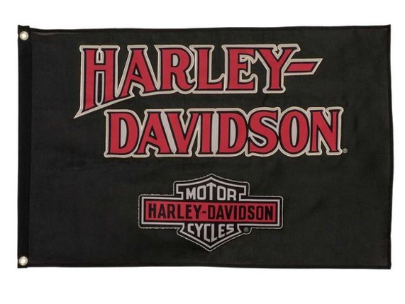 HDL-15105, Fahne "H-D Nostalgic B&S Shild Flag"