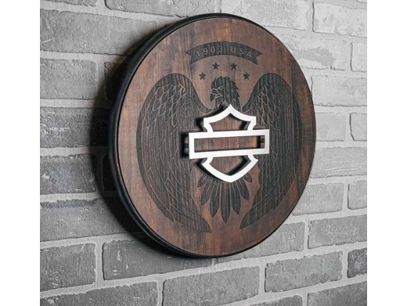 HDL-15329, H-D Open B&S Eagle Pub Sign