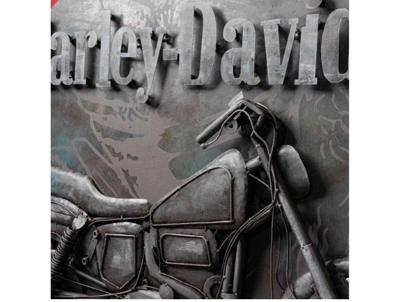 HDL-15567, Harley Davidson Metal Wall Art