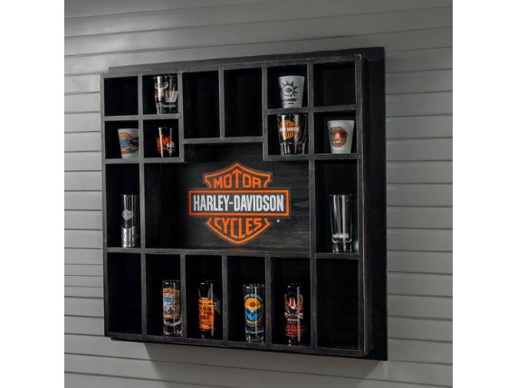 HDL-18637, Schnapsglas-Vitrine ''H-D B&S''