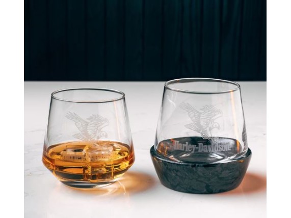 HDL-18829, H-D Whiskyglas Set "Sturzflug Adler"