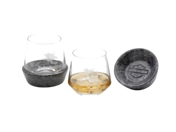 HDL-18829, H-D Whiskyglas Set "Sturzflug Adler"
