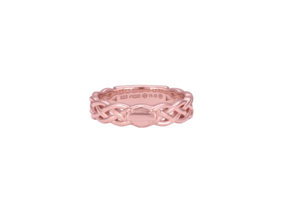 HDR0500-9, Damenring "Rosé Braided Band"