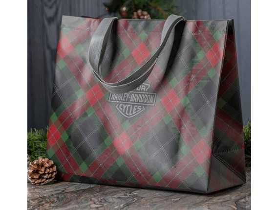 HDX-90035, Geschenktasche ''Holiday Plaid''