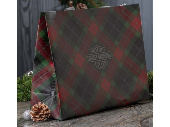 HDX-90035, Geschenktasche ''Holiday Plaid''