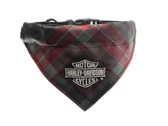 HDX-90238/S-M, Haustier-Halstuch ''Holiday Plaid''