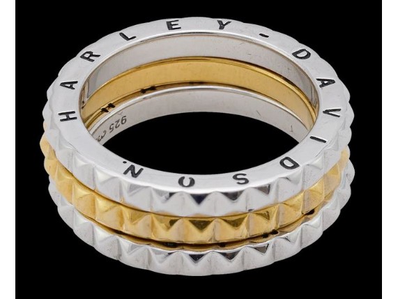 HSR0114-06, Damenring "Pyramid Stud Stacking"
