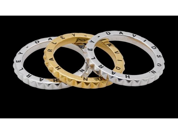 HSR0114-06, Damenring "Pyramid Stud Stacking"