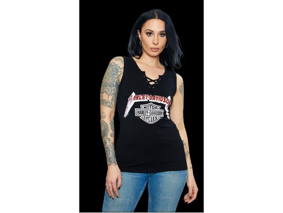 HT4781BLK-XS, Damen Top "Obey Your Master"