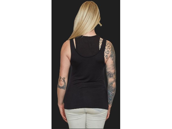 HT4860BLK-S, Damen Top ''To the Edge''