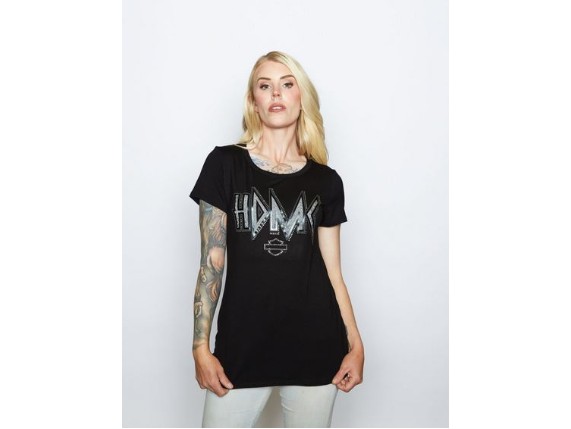 HT4916BLK-XS, Damen Shirt ''Atomic Punked''