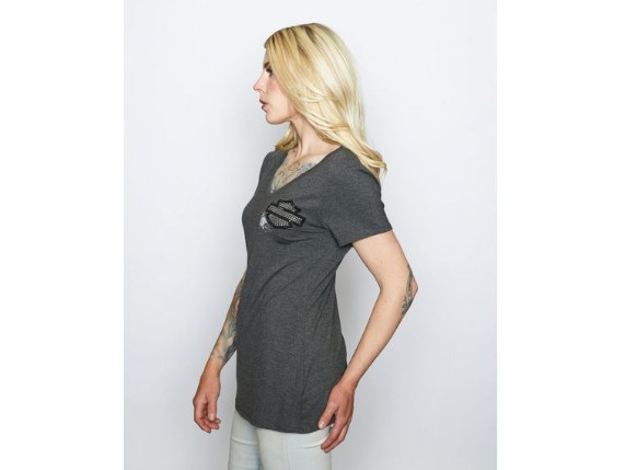 HT4936CGY-XS, Damen Shirt ''Rosebud''