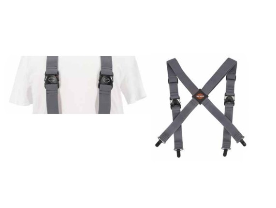 MAU501/30M, Hosenträger ''H-D Suspenders grey''