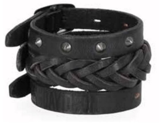 MAU607, Armband " Traditional 3 Leder- set"