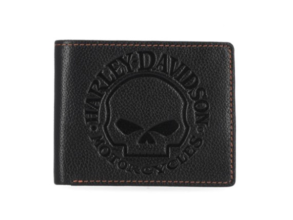 MWM005, Wallet "Classic Leather Skull "
