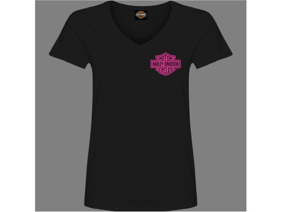 R004560/XS, Damen T-Shirt "Pink B-S"
