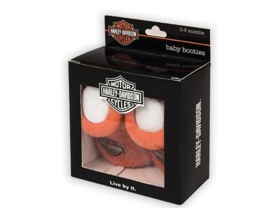 S9LUL22HD/0-3 MONATE, Baby-Booties "Orange"