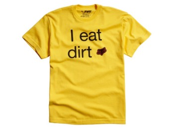 BOYS I eat Dirt Tee 13 yellow