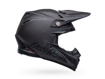 Moto-9S Flex Helmet Fasthouse Mojave Matte-Black/Gray