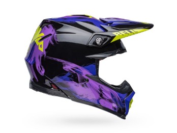 Moto-9S Flex Helmet Slayco Black/Purple