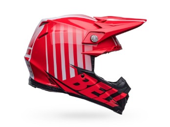 Moto-9S Flex Helmet Sprint Matte/Gloss Red/Black