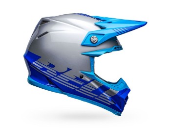 Moto-9 MIPS Helmet Louver Gloss Gray/Blue
