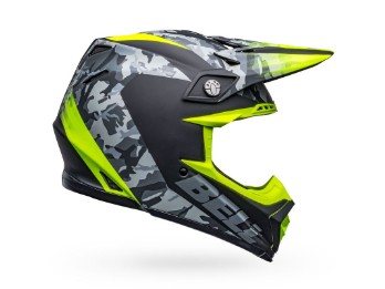 Moto-9 MIPS Helmet Venom Matte Black Camo/Hi-Viz Yellow