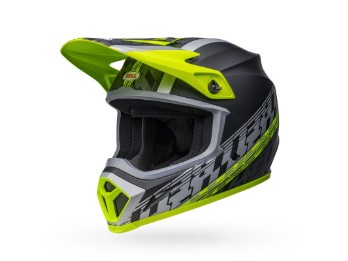 MX-9 MIPS Helmet Offset Matte Black/Hi-Viz Yellow