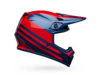 MX-9 MIPS Helmet Disrupt Gloss True Blue/Red