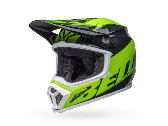 bell-mx-9-mips-disrupt-gloss-black-green-front-left