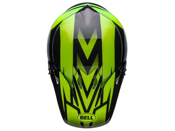 bell-mx-9-mips-disrupt-gloss-black-green-top