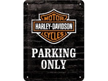Harley-Davidson Blechschild "Parking Only"