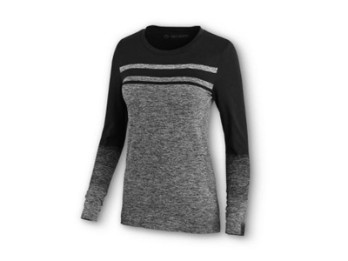 TEE-NEARLY SEAMLESS,L/S,KNT,CL