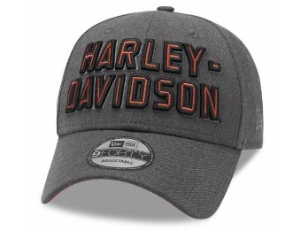 Harley-Davidson Baseball Cap Embroidered Graphic 9FORTY® grau